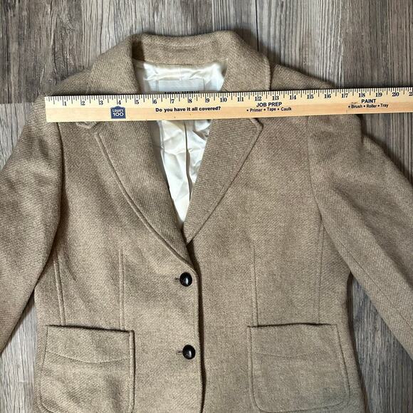 Banana Republic Women's Blazer‎ Brown Size 14 Single-Breasted Cropped - Picture 3 of 9